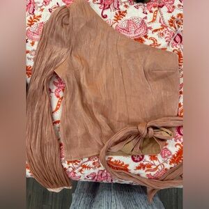 Lovers + Friends Metallic Rose Top